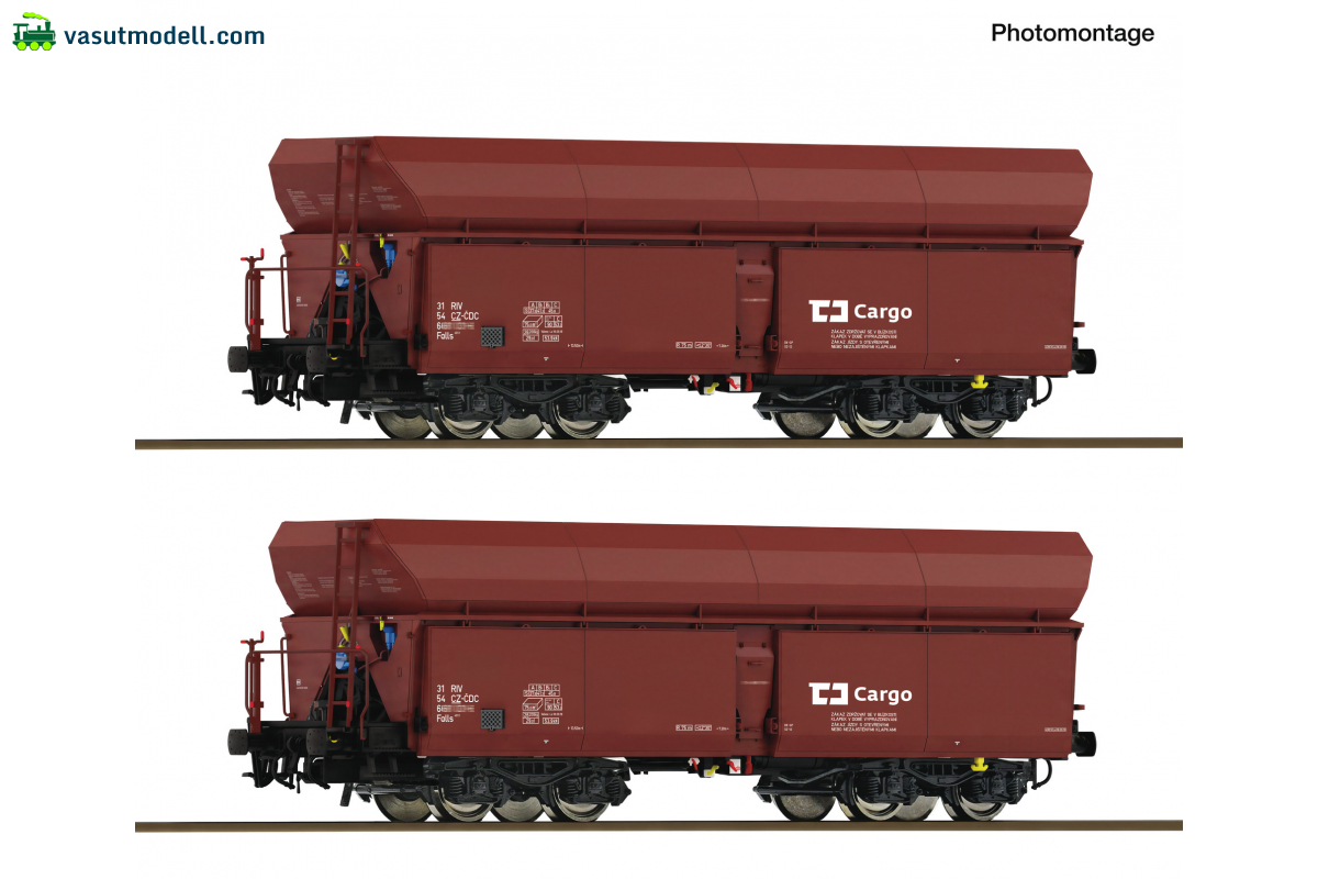 ROCO 6600426 2er Set Selbstentladewagen CD Cargo Fads ROCO 6600426 2er Set Selbstentladewagen CD Cargo Fads