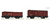 ROCO 6600431 2er Set Güterwagen CSD ROCO 6600431 2er Set Güterwagen CSD