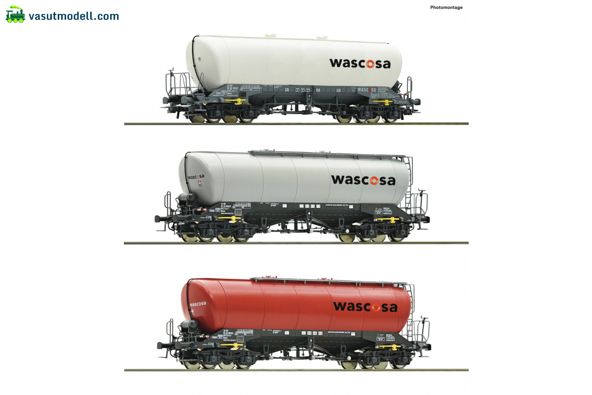 ROCO 6600432 3er Set Silowagen Wascosa ROCO 6600432 3er Set Silowagen Wascosa