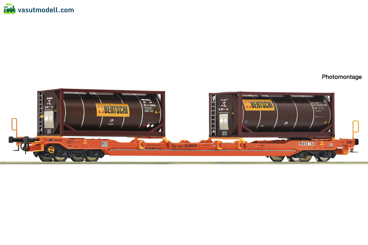 ROCO 6600452 Taschenwagen T5 Wascosa + Bertschi ROCO 6600452 Taschenwagen T5 Wascosa + Bertschi