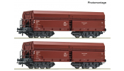 ROCO 6600469 2er Set Selbstentladewagen Wwyah PKP