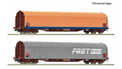 ROCO 6600473 2er Set Schiebeplanenwagen SNCF
