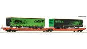 ROCO 6600487 Doppel-Taschenwagen T3000 Wascosa + Vertex