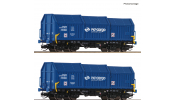 ROCO 6680008 2er Set Teleskophaubenwag. PKP