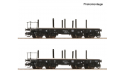 ROCO 6680028 2er Set Schwerlastwagen DB