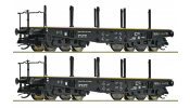 ROCO 6680034 2er Set Schwerlastwagen DRG