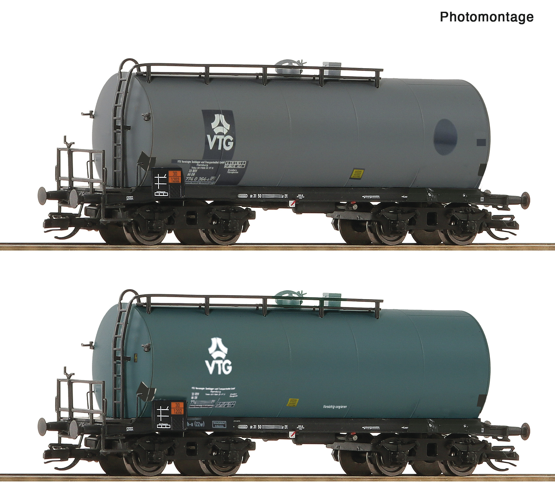ROCO 6680037 2er Set Kesselwagen VTG/DB - vasutmodell.com