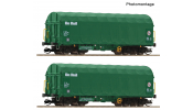ROCO 6680056 2er Set Schiebeplanenwagen OnRail