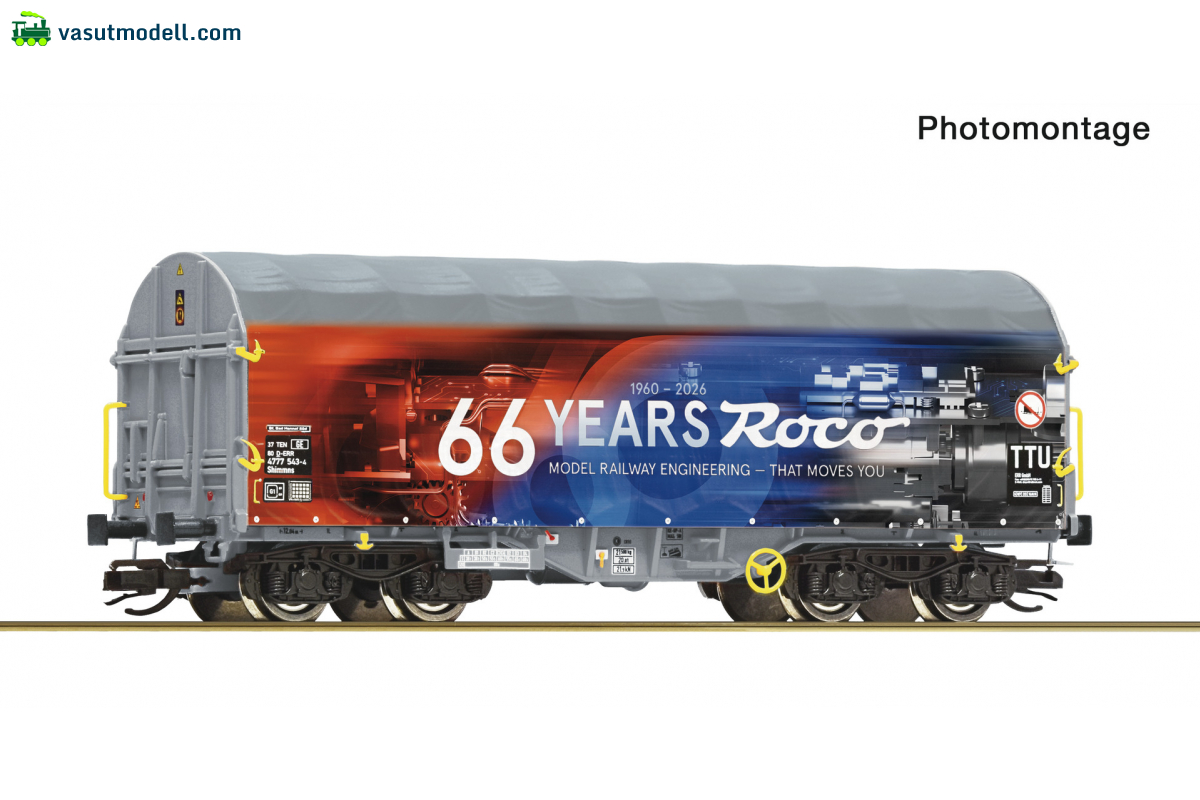 ROCO 6680064 Schiebeplanenwagen 66 Jahre ROCO ROCO 6680064 Schiebeplanenwagen 66 Jahre ROCO