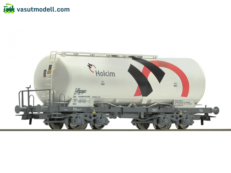 ROCO 67449 Poranyagszállító teherkocsi, Uacs, Holcim, SBB, VI ROCO 67449 Poranyagszállító teherkocsi, Uacs, Holcim, SBB, VI