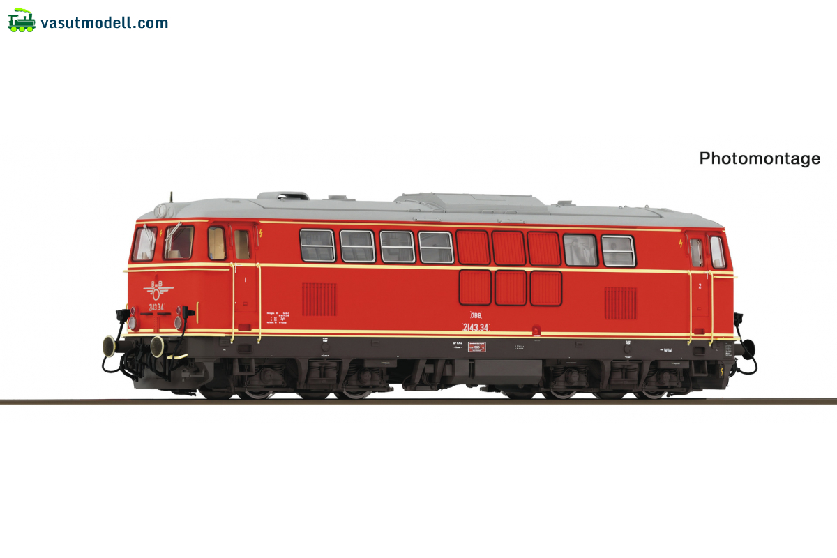 ROCO 7300128 Diesellok 2143.34 ÖBB DC ROCO 7300128 Diesellok 2143.34 ÖBB DC