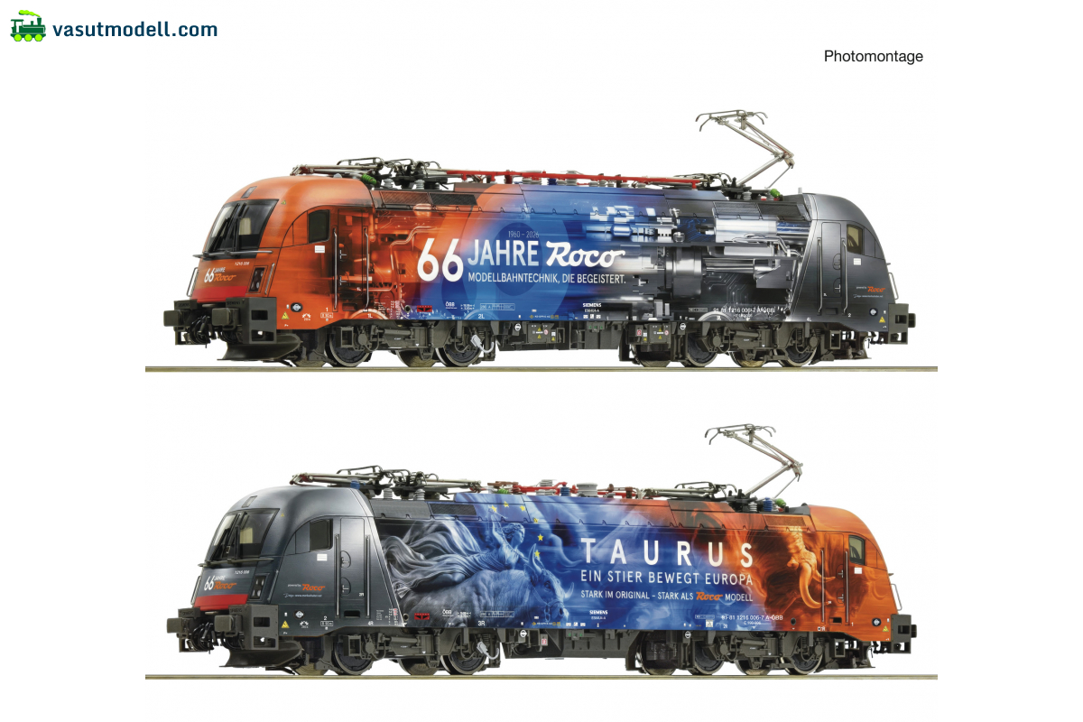 ROCO 7500103 Villanymozdony, 1216 006-7, 66 Jahre ROCO, ÖBB, VI ROCO 7500103 Villanymozdony, 1216 006-7, 66 Jahre ROCO, ÖBB, VI