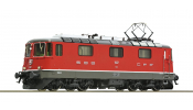 ROCO 7510138 Villanymozdony, Re 4/4 rot SBB, DCC-hangos