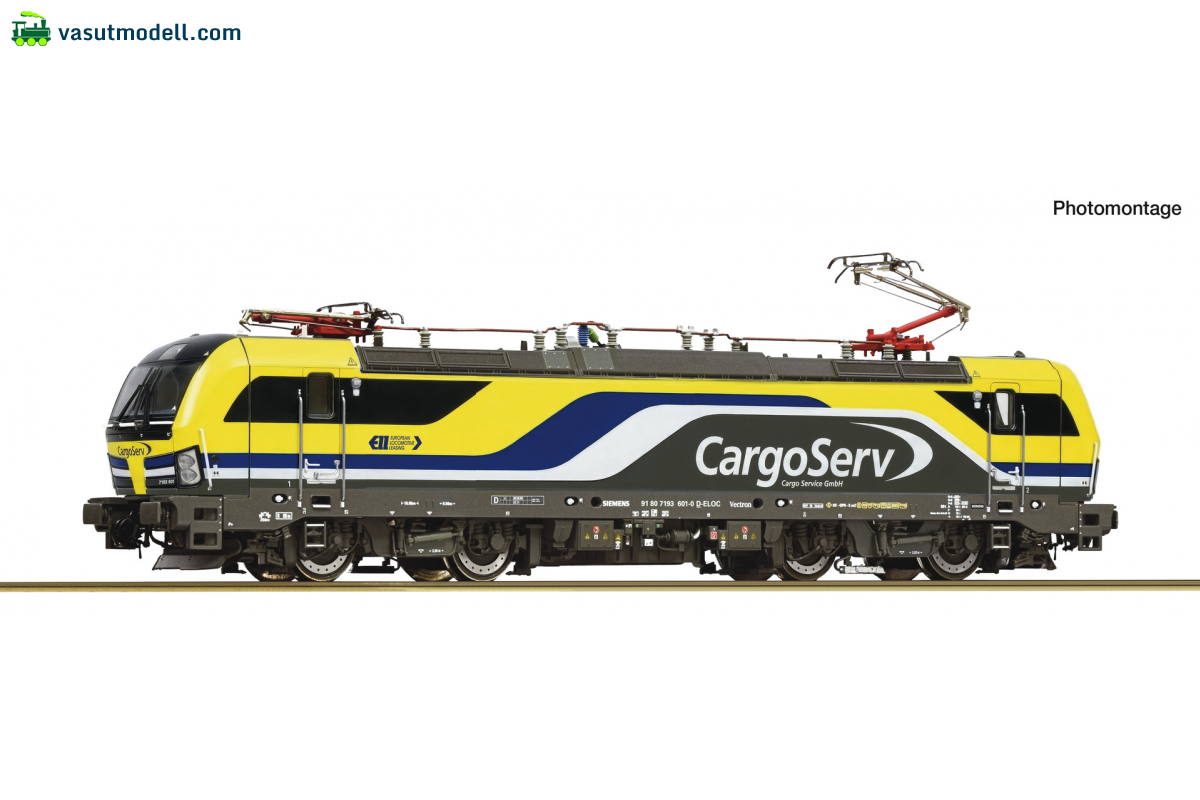 ROCO 7510267 E-Lok 7193 601 Cargoserv DC-Snd. ROCO 7510267 E-Lok 7193 601 Cargoserv DC-Snd.