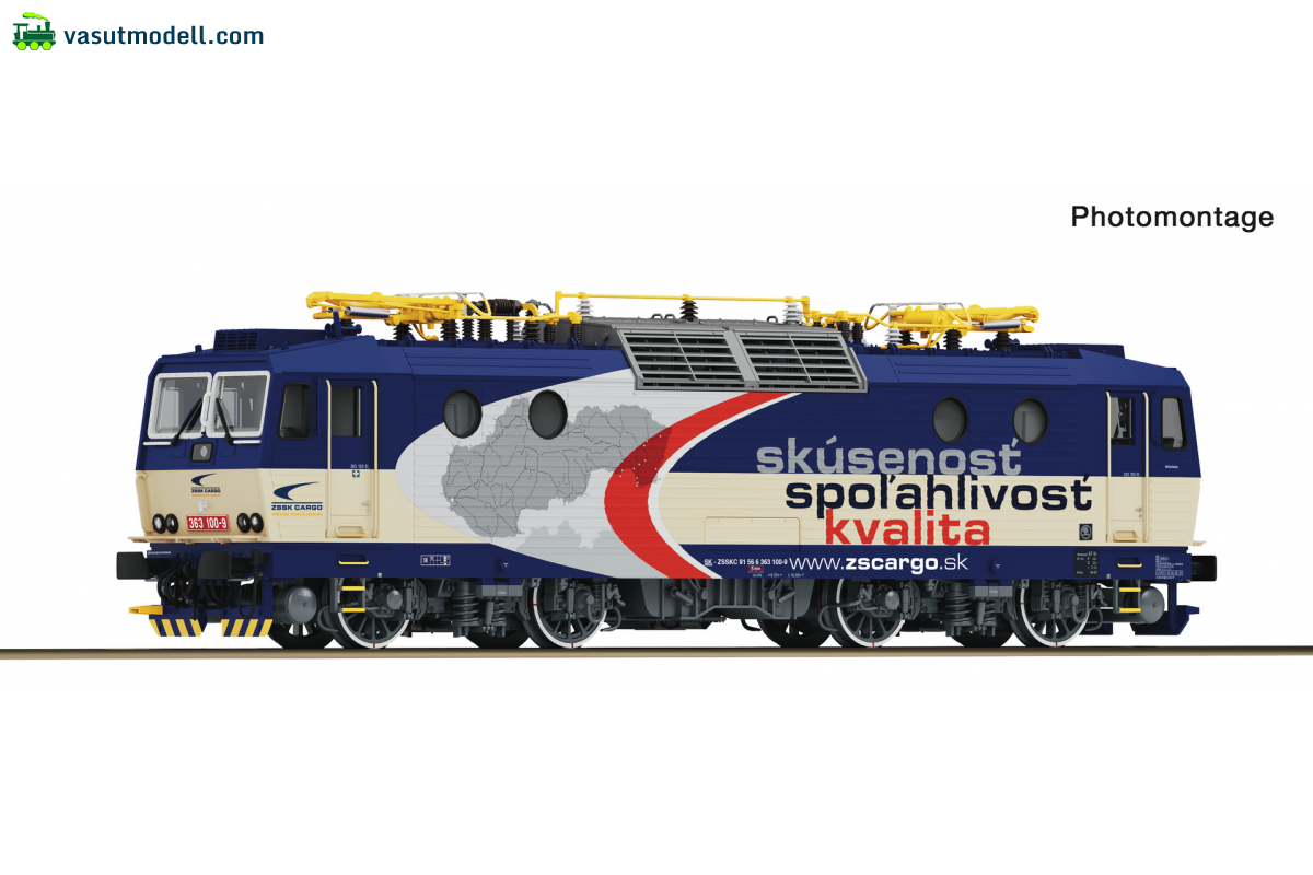 ROCO 7510277 E-Lok Rh 363 ZSSK Cargo DC-Snd. ROCO 7510277 E-Lok Rh 363 ZSSK Cargo DC-Snd.