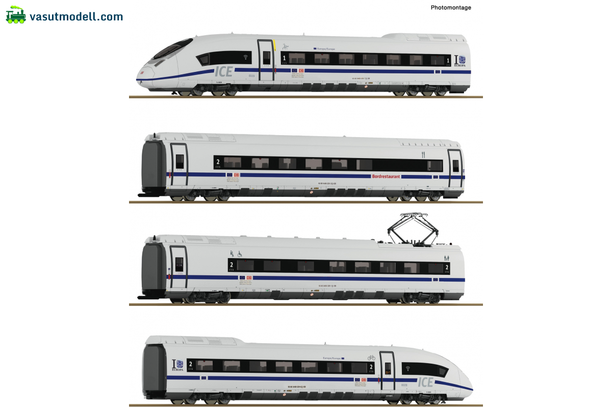 ROCO 7700027 E-Triebzug ICE3neo 4-tlg. DB AG Europa ROCO 7700027 E-Triebzug ICE3neo 4-tlg. DB AG Europa