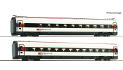 ROCO 7700037 2er Set Ergänzung Triebzug ICN SBB DC