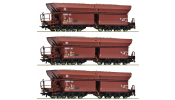 ROCO 77030 3er Set Erzwagen DB #1