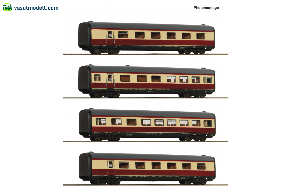 ROCO 7720026 4-teiliges Set Ergänzungswagen BR 601 DB. AC ROCO 7720026 4-teiliges Set Ergänzungswagen BR 601 DB. AC