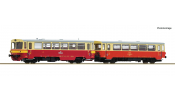 ROCO 7780011 Dieseltriebwagen M152 + Beiwagen CSD DC