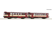 ROCO 7790013 Dieseltriebwagen Rh 810  + Beiwagen CD DC-Snd.