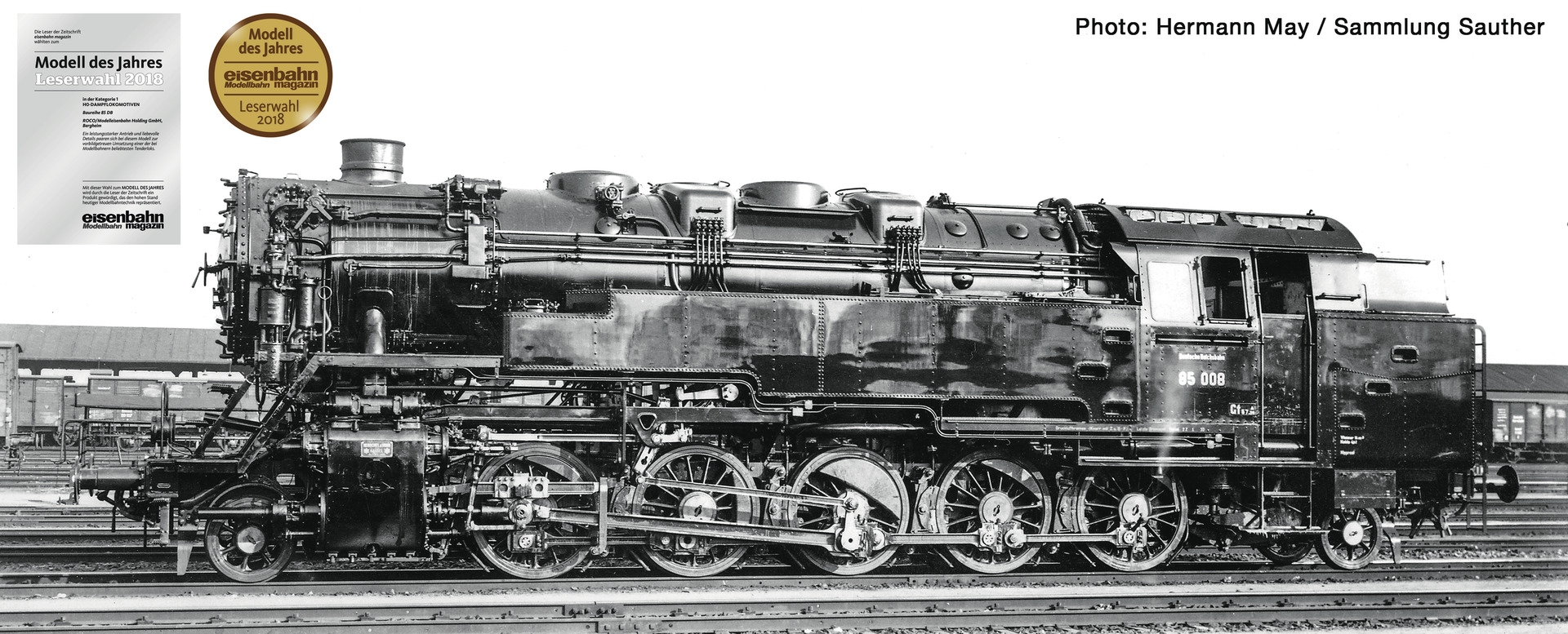 ROCO 78265 Gőzmozdony, 85 008, DRG - vasutmodell.com