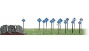 Sommerfeldt 101 H0 Fahrleitungssignaltafeln, DB H0 Catenary signal plates, DB style Sommerfeldt 101 H0 Fahrleitungssignaltafeln, DB H0 Catenary signal plates, DB style