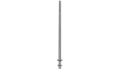 Sommerfeldt 122 Beton-Mast ohne Ausleger, Aluminium Mast, concrete type without bracket, aluminium Sommerfeldt 122 Beton-Mast ohne Ausleger, Aluminium Mast, concrete type without bracket, aluminium