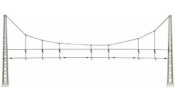 Sommerfeldt 130 Quertragwerk komplett mit Masten 250 mm Bausatz Cross span bridge, with mast, 250mm, kit Sommerfeldt 130 Quertragwerk komplett mit Masten 250 mm Bausatz Cross span bridge, with mast, 250mm, kit