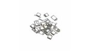 Sommerfeldt 198 Mast-Schellen, Sortiment (24 St. im Beutel) Mast-clamps (24)