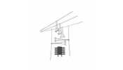 Sommerfeldt 507 B Hängestütze m. Seitenh. + Isolator (5 St. im Beutel) B Suspension bracket(+registrat.arm +insulator(5)) Sommerfeldt 507 B Hängestütze m. Seitenh. + Isolator (5 St. im Beutel) B Suspension bracket(+registrat.arm +insulator(5))