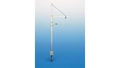 Sommerfeldt 525 B Streckenmast komplett, Neusilber B Mainline mast, newsilver
