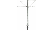 Sommerfeldt 612 0 Gitter-Mittelmast mit 2 Auslegern 0 Middle mast, lattice-type, with 2 brackets
