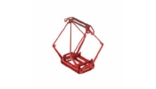 Sommerfeldt 761 H0 Stromabn. rot (wie 961) ohne Isolatoren H0 Pantograph red varnished (like no.961)no ins.