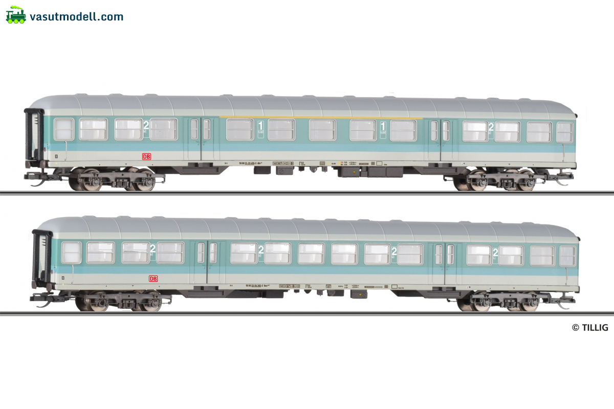 TILLIG 01126 Reisezugwagenset der DB AG, Reisezugwagen 1./2. Klasse ABn 703, Reisezugwagen Bn 719, V TILLIG 01126 Reisezugwagenset der DB AG, Reisezugwagen 1./2. Klasse ABn 703, Reisezugwagen Bn 719, V