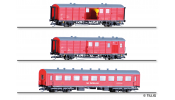 TILLIG 1006 Standard-Hilfszug der DB Netz Notfalltechnik, bestehend aus drei Wagen, Ep. VI TILLIG 1006 Standard-Hilfszug der DB Netz Notfalltechnik, bestehend aus drei Wagen, Ep. VI