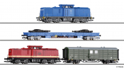 TILLIG 1080 Güterzugset HSB-Loküberführung der Eisenbahn-Bau- und Betriebsgesellschaft Pressnitztalbahn mbH (PRESS)