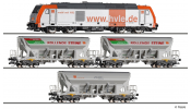 TILLIG 1083 Güterzugset Schottertransport, HVLE