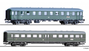 TILLIG 1084 Reisezugwagenset D 118 Leipzig-Köln der DR, bestehend aus einem Reisezugwagen 2. Klasse und einem Reisezugwagen 2. Klasse, Bauart E5, Teil 3