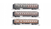 TILLIG 1085 Reisezugwagenset Preußischer Schnellzug, K.P.E.V.