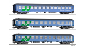 TILLIG 1102 Reisezugwagenset, RDC Deutschland GmbH,Reisezugwagen 2. Klasse und zwei Liegewagen, VI