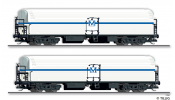TILLIG 1143 Güterwagenset der DR, bestehend aus zwei Maschinenkühlwagen Ttehkor