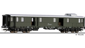 TILLIG 13826 Poggyászkocsi, sebesvonati, ÖBB, zöld