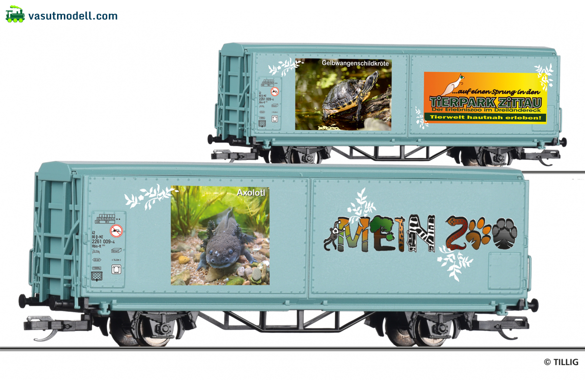 TILLIG 14858 START-Schiebewandwagen Hbis-tt Mein Zoo TILLIG 14858 START-Schiebewandwagen Hbis-tt Mein Zoo