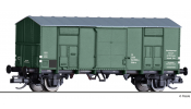 TILLIG 14884 Gedeckter Güterwagen, Materiallagerwagen zu Bauzug 31, DR, IV