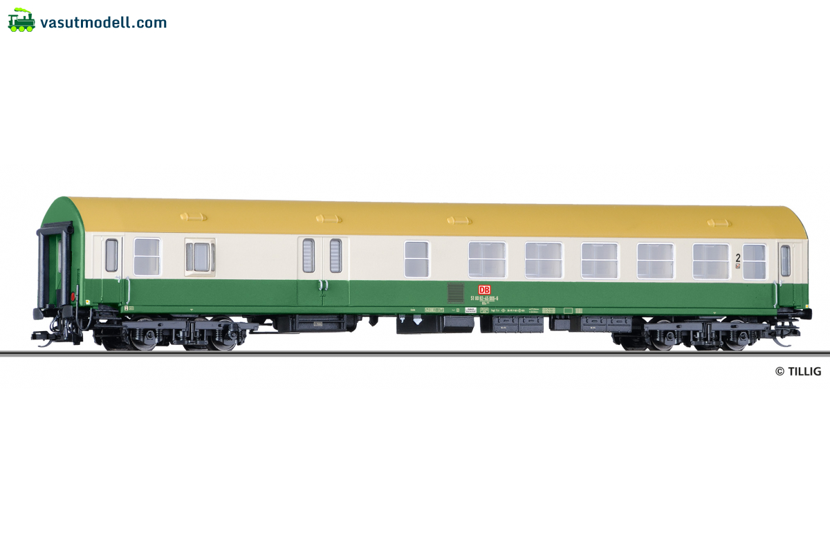 TILLIG 16499 Reisezugwagen 2. Klasse mit Gepäckabteil BDs 275, Typ Y/B 70, der DB AG, Ep. V TILLIG 16499 Reisezugwagen 2. Klasse mit Gepäckabteil BDs 275, Typ Y/B 70, der DB AG, Ep. V