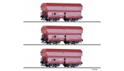 TILLIG 1733 Güterwagenset Kohlenzug 2, DRG, bestehend aus drei Selbstentladewagen OOt Saarbrücken beladen mit Echtsteinkohle, II TILLIG 1733 Güterwagenset Kohlenzug 2, DRG, bestehend aus drei Selbstentladewagen OOt Saarbrücken beladen mit Echtsteinkohle, II