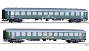 TILLIG 1761 Reisezugwagenset RTC-Militärzug 2, DB, bestehend aus zwei Reisezugwagen, III TILLIG 1761 Reisezugwagenset RTC-Militärzug 2, DB, bestehend aus zwei Reisezugwagen, III