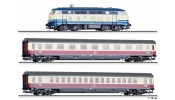 TILLIG 1774 Personenzugset TEE Merkur, DB, Dízelmozdony, BR 218 und zwei Reisezugwagen, IV TILLIG 1774 Personenzugset TEE Merkur, DB, Dízelmozdony, BR 218 und zwei Reisezugwagen, IV
