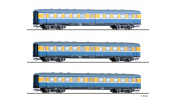 TILLIG 1775 Reisezugwagenset S-Bahn Leipzig der DR, bestehend aus drei Reisezugwagen Bghue, Ep. IV TILLIG 1775 Reisezugwagenset S-Bahn Leipzig der DR, bestehend aus drei Reisezugwagen Bghue, Ep. IV